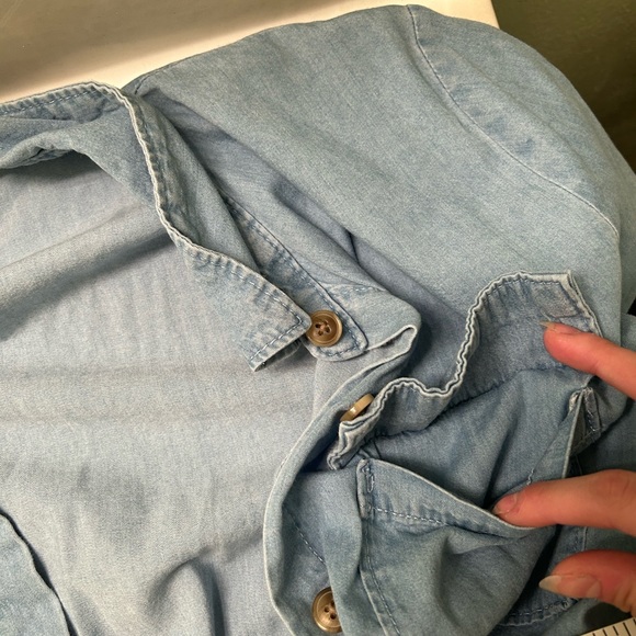 Denim Button down Dress - Picture 9 of 9